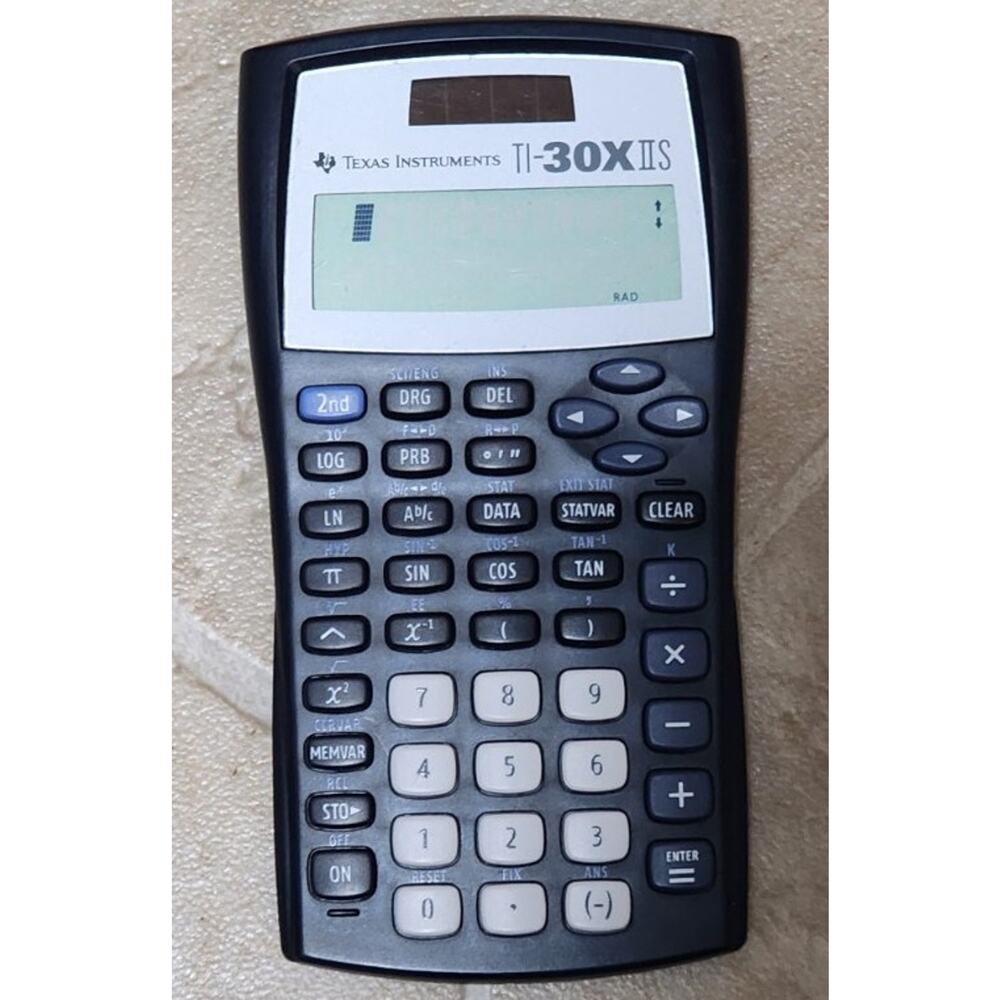 Texas Instruments TI-30X IIS 2 Line Scientific Calculator LCD No Cover